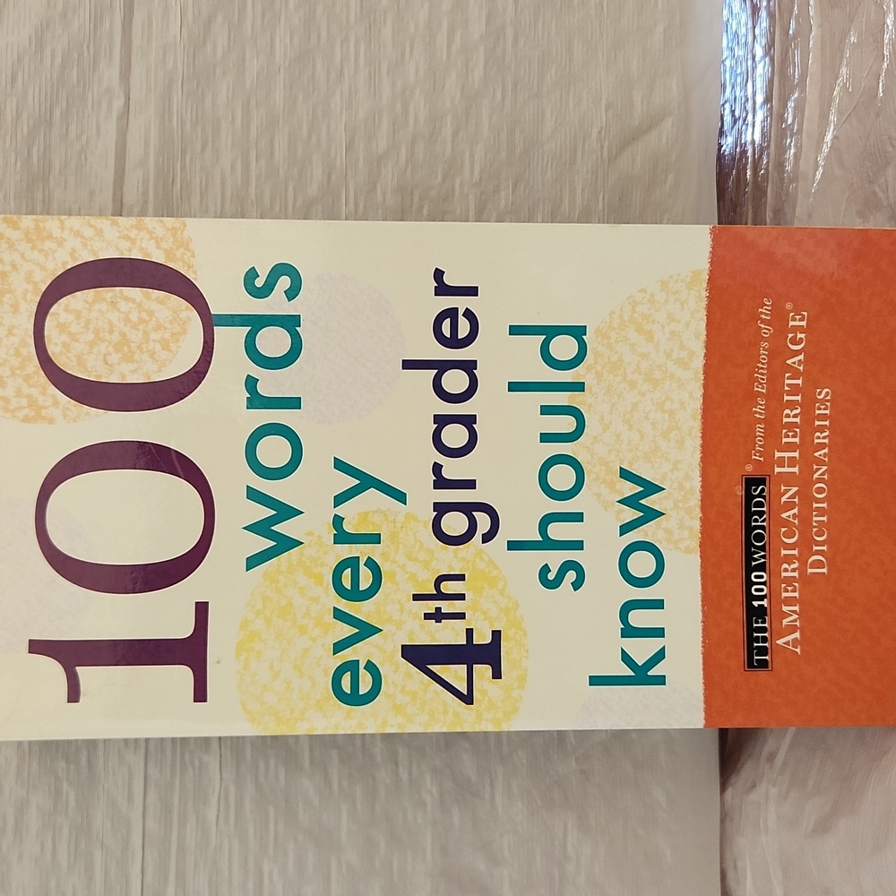 100 Words Every 4th Grader Should Know Book
